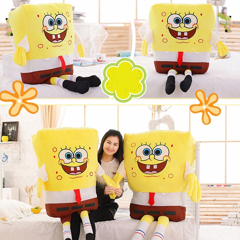 Thú Nhồi Bông Hình Bọt Biển Hoạt Hình Cho Bé 40-100cm