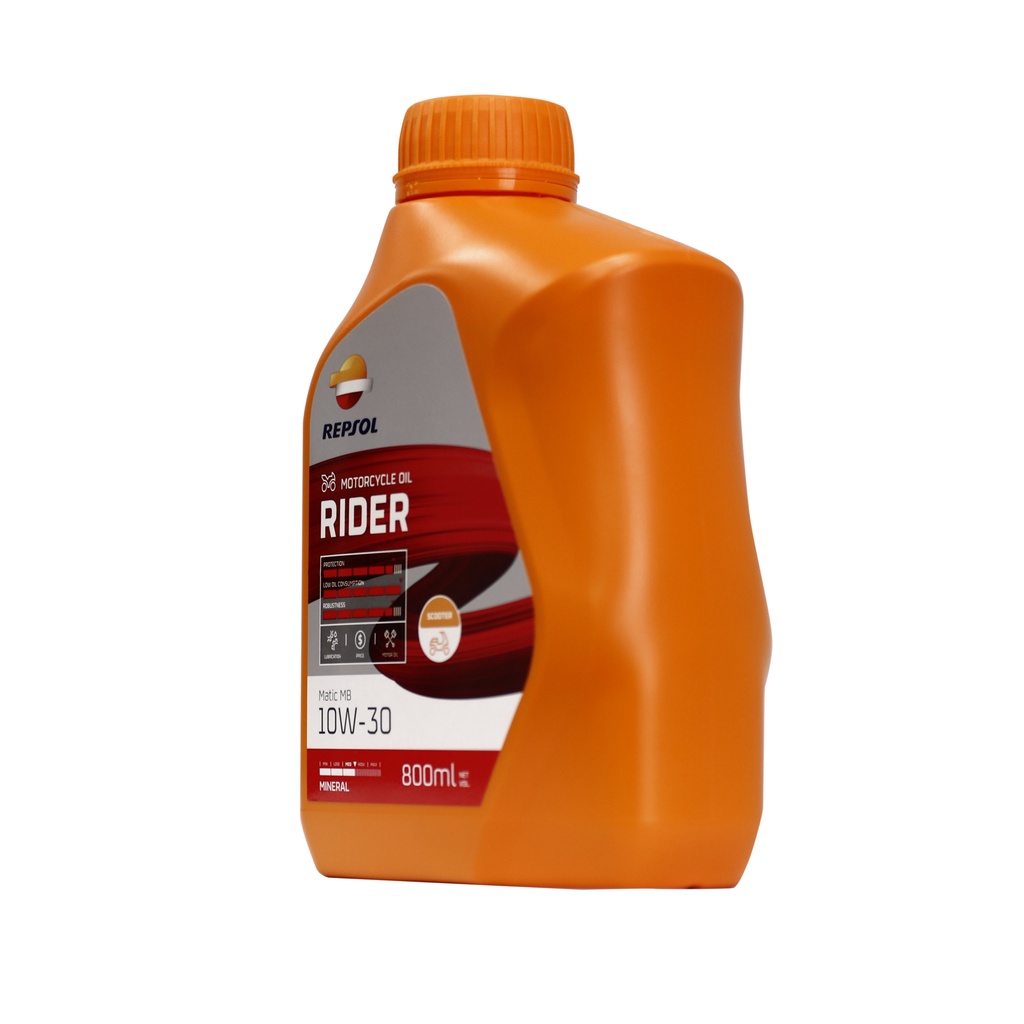 Nhớt Xe Tay Ga Repsol Rider Matic MB 4T 10w30 800ml