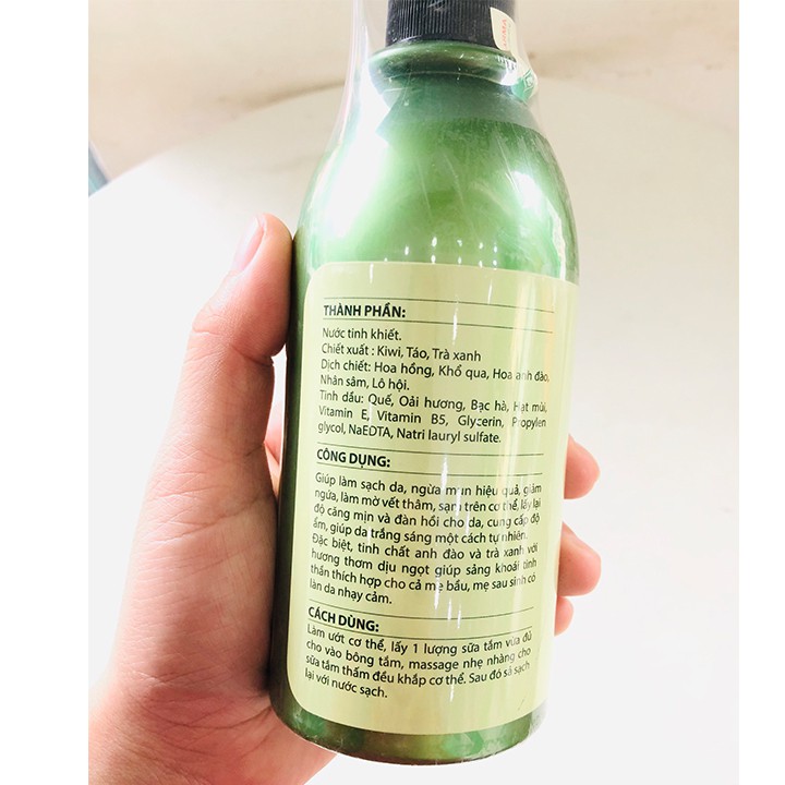 Sữa Tắm Thảo Dược API - Giúp Da Trắng Sáng, Mềm Mướt & Ngừa Mụn CHAI 300ML | BigBuy360 - bigbuy360.vn