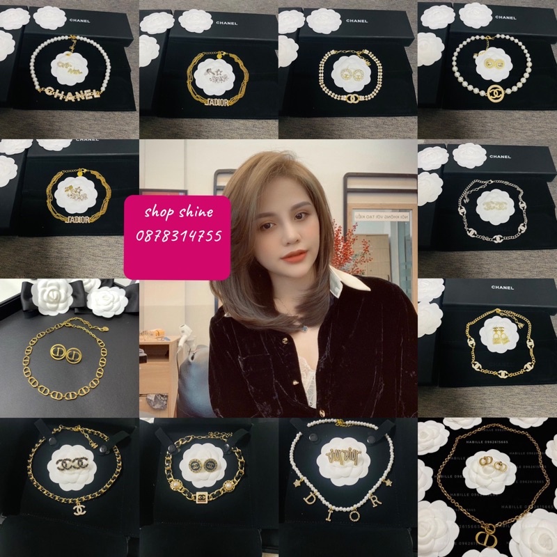 Hót 20 mẫu vòng cổ hoa tai nữ hót trend phối đồ đi tiệc xinh