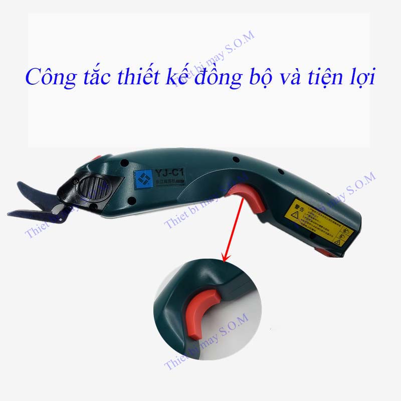 Kéo cắt vải pin - kéo cắt vải sạc pin mini cầm tay LEJIANG YJ_C1 cắt nhiều loại vật liệu