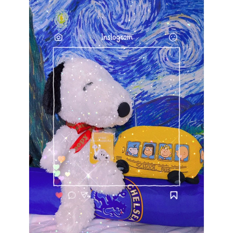 Gấu Snoopy 60cm - 80cm lông xù mềm mại