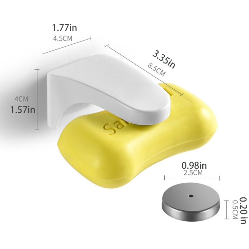 Giá Đỡ Xà Phòng Nam Châm Chịu Lực Tốt Không Cần Khoan Tiện Dụng Cho Phòng Tắm