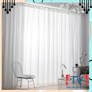 💠[HÀNG CAO CẤP]💠 Vải voan lụa trắng làm rèm cửa ✅