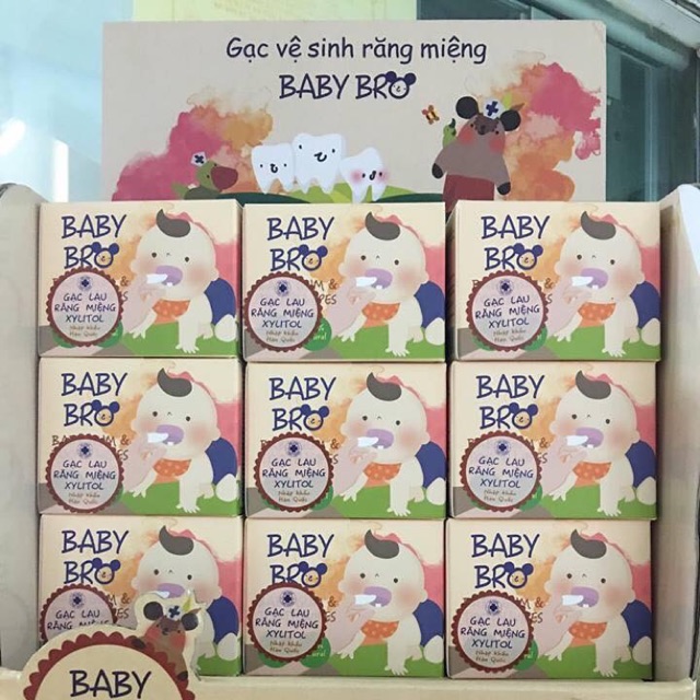 Giấy lau răng baby pro