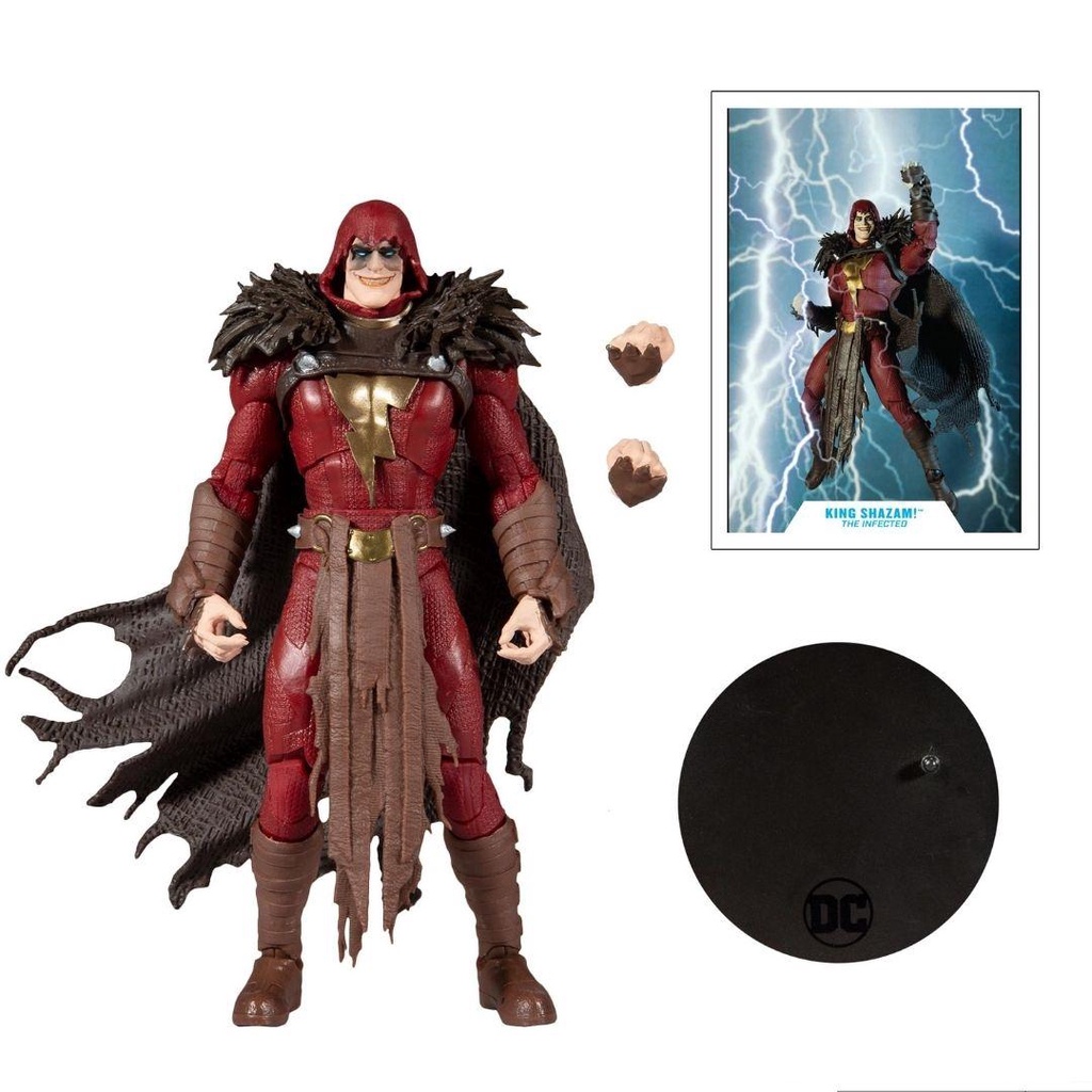 Mô hình DC Multiverse King Shazam 18cm Infected McFarlane Mô hình có khớp Nhựa PVC, ABS CHÍNH HÃNG MỸ DCMF32