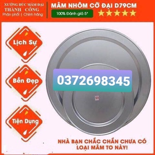 Mâm nhôm cỡ đại ĐK 79cm, siêu to, siêu tiện lợi