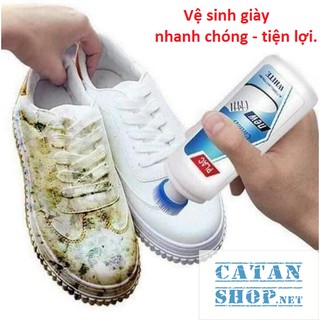 ❤️FREESHIP❤️Combo 5 chai chà Giày PLAC đa năng nước tẩy trắng giày Thần thánh dễ sử dụng GD265-NLGIAY