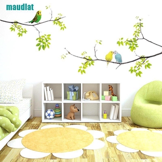 ❤Miếng Dán Tường Hình Chim Sống Động, Dễ Chùi Rửa