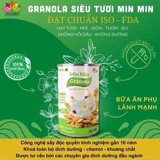 Ngũ cốc hạt granola min min hộp 500g