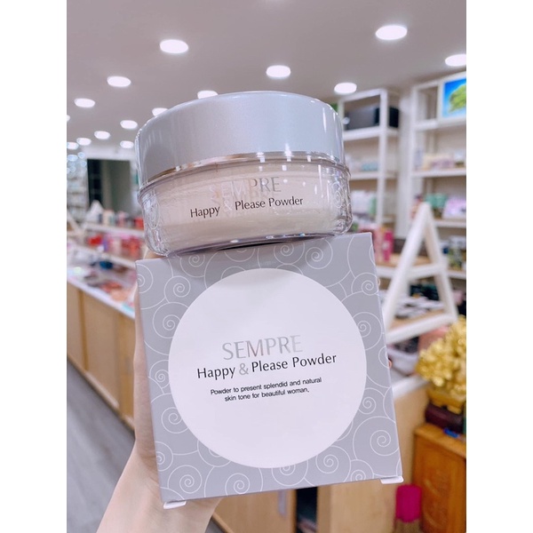 Phấn phủ Bột sempre Geo Happy & please Powder