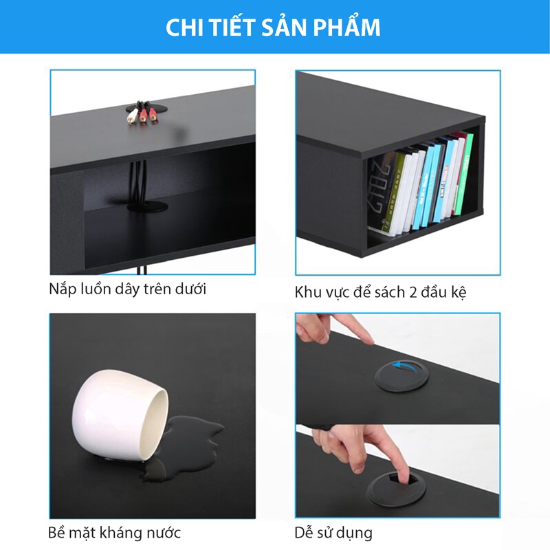 Kệ Tivi Gắn Tường Tinh Tế Cho Phòng Khách Và Phòng Ngủ SIB DECOR