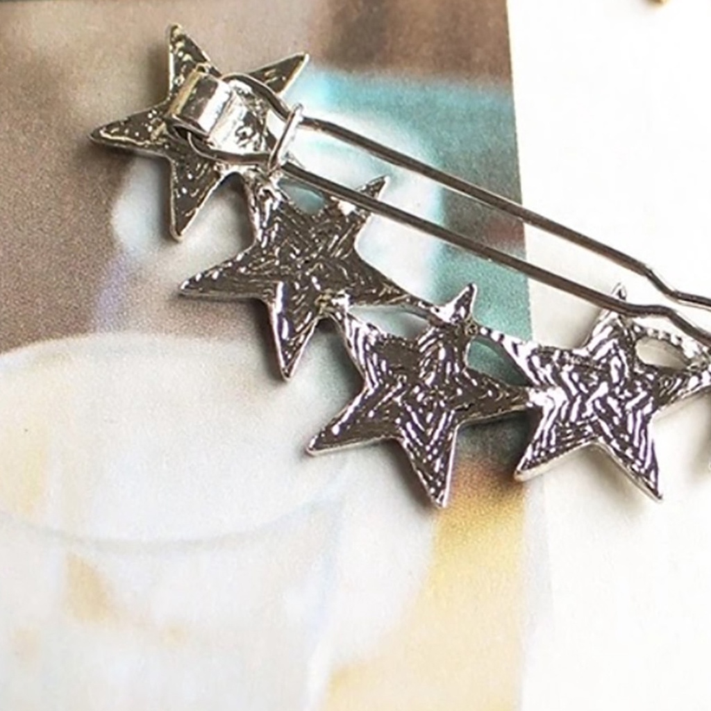 Kẹp tóc hình ngôi sao 5 cánh thời trang cho nữ