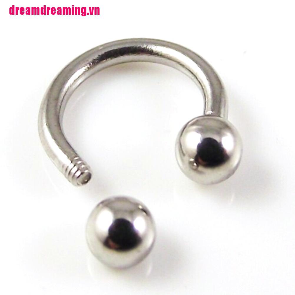 [Hàng mới về] Khuyên mũi đầu tròn bằng thép không gỉ chất lượng cao