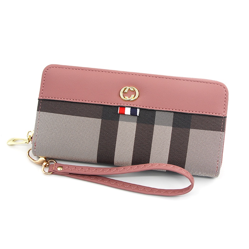 Ví Dài Đựng Thẻ / Tiền Xu Có Khóa Kéo Thời Trang Dành Cho Nữ