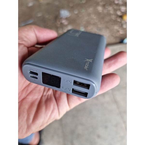 Pin sạc dự phòng Polymer 15000mAh Type C Xmobile PJ JP200 Xám