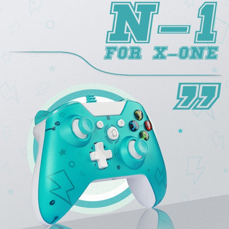 Gamepad Xbox One N1 Cyan - cho máy tính, laptop, máy game xbox one