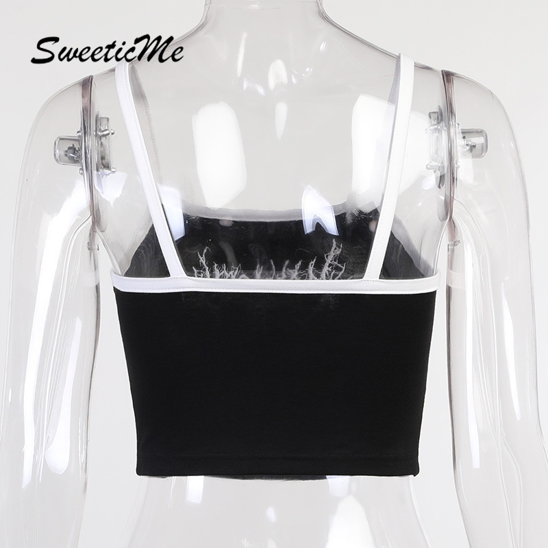 Áo Yếm Hở Lưng Thêu Họa Tiết Màu Tương Phản Thời Trang 2021 | BigBuy360 - bigbuy360.vn