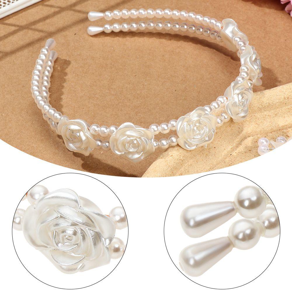 Kẹp Tóc Hoa Hồng Đính Đá Thời Trang Cho Cô Dâu