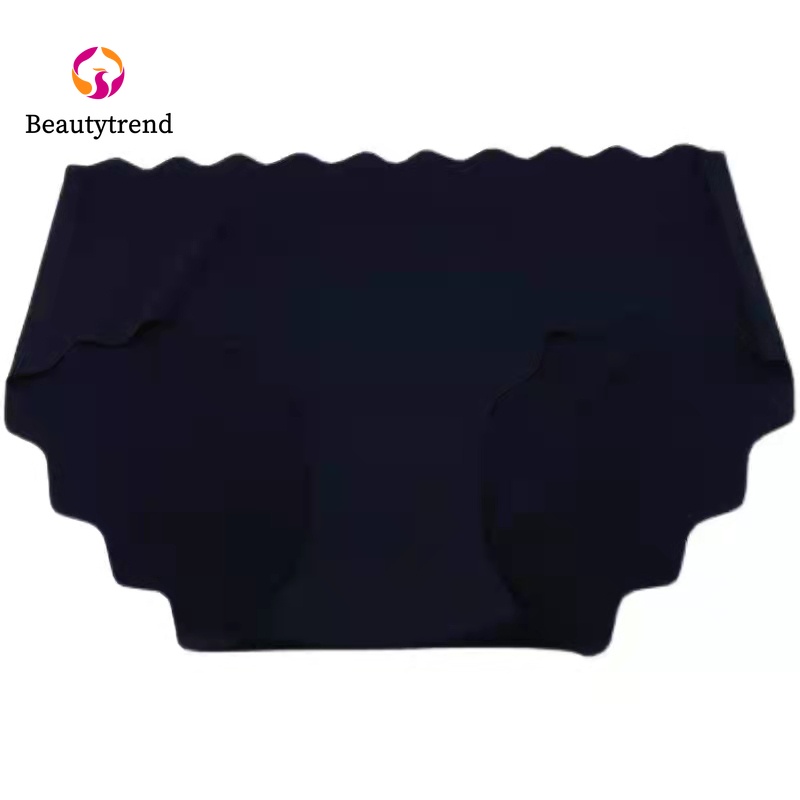 Quần lót thể thao Beautytrend không lộ đường may lưng vừa vải lụa lạnh thoáng khí thoải mái cho nữ tùy chọn màu sắc