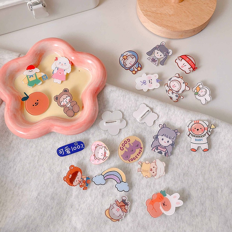 Huy Hiệu Cài Áo Hình Hoạt Hình Nhật Bản Dễ Thương 2022