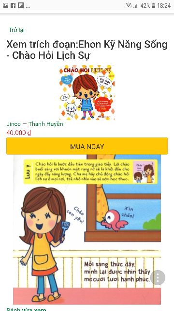 Sách - Ehon Chào hỏi lịch sự