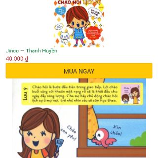 Sách - Ehon Chào hỏi lịch sự