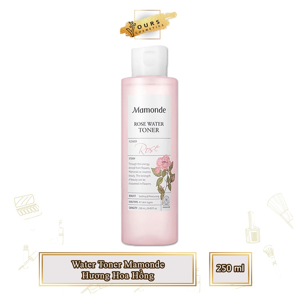 [Auth Hàn] Nước Hoa Hồng Mamonde Dành Cho Mọi Loại Da Hương Hoa Hồng Rose Water Toner 250ml