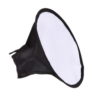 20cm Round Flash Softbox for Diffuser Speedlight Photography For Canon 580EXII/430EXII,