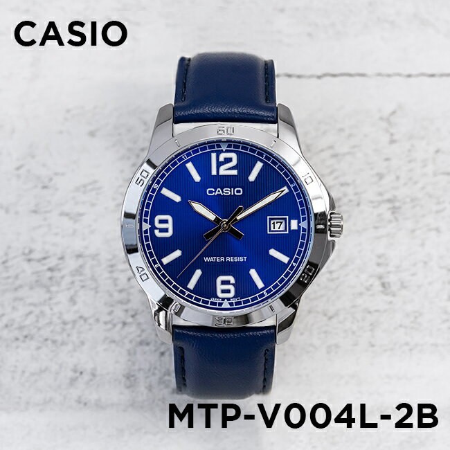 Đồng hồ nam dây da chính hãng Casio Anh Khuê MTP-V004