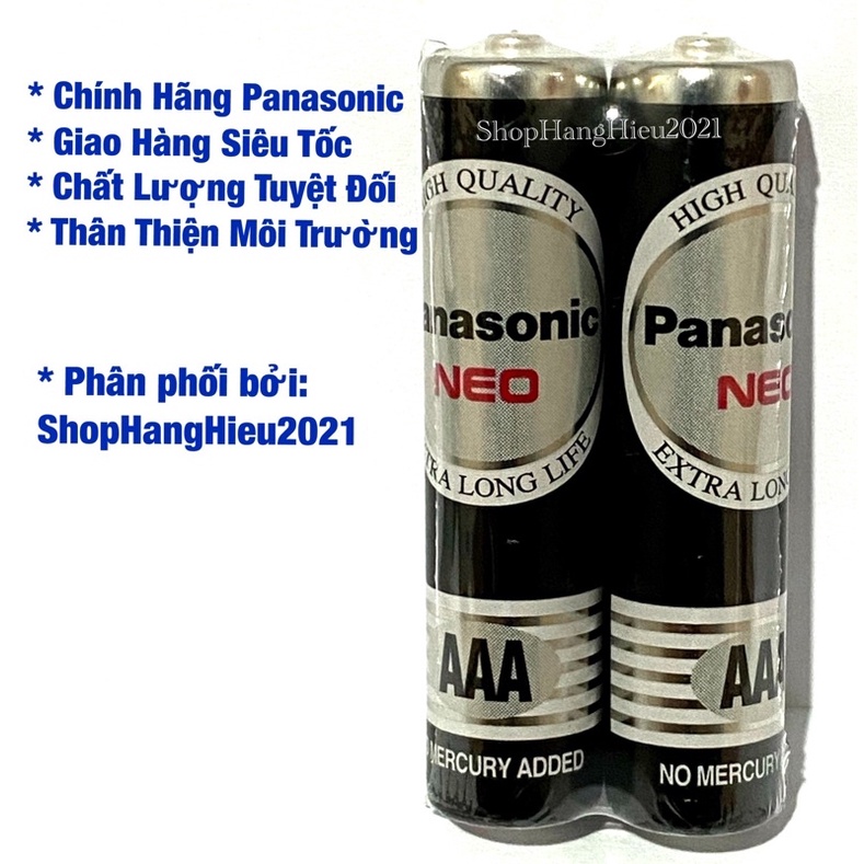 Hộp 60 Viên Pin AAA Panasonic R03NT/2S Chính Hãng - Made in Indonesia