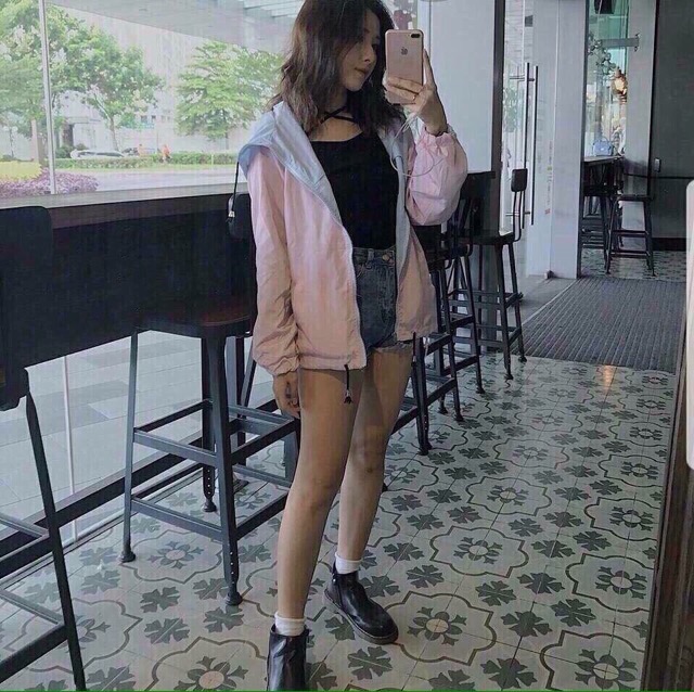 Áo khoác dù 2 mặt trơn mặc được 2 mặt-04 | BigBuy360 - bigbuy360.vn