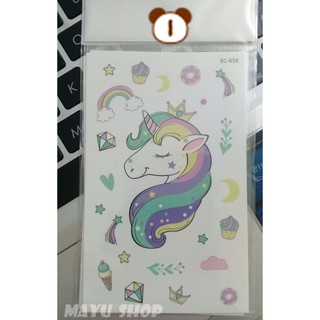 Tattoo Hình Xăm Dán Unicorn