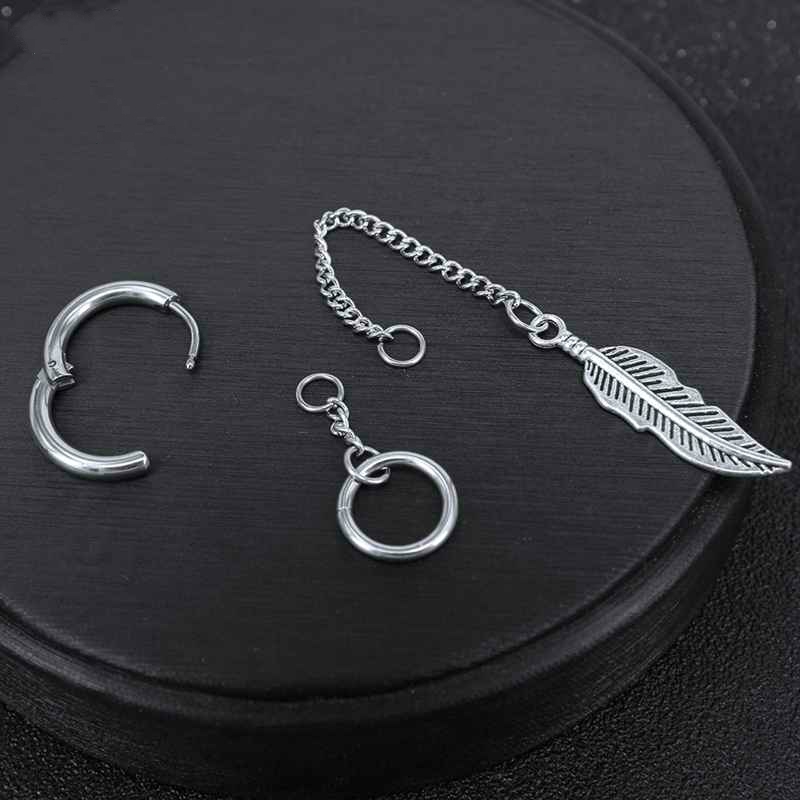 Bông Tai Dáng Dài Bằng Thép Không Gỉ Phong Cách Hàn Quốc Thời Trang