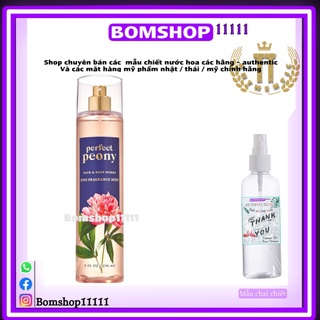 🍁BOM🍁 (33ml)Xịt Thơm Toàn Thân Bath & Body Works PERFECT PEONY