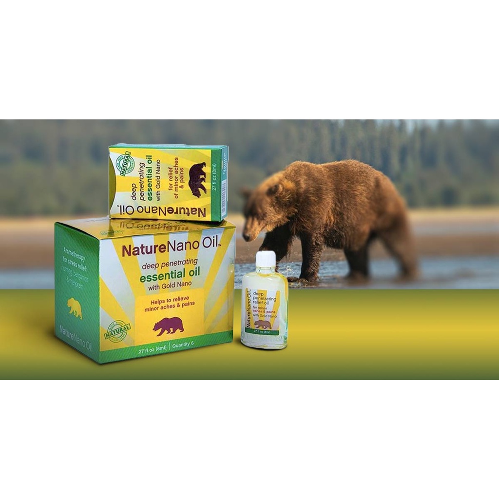 Dầu con gấu Nature Nano Oil Deep Penetrating essential Oil With Gold Nano 8ml