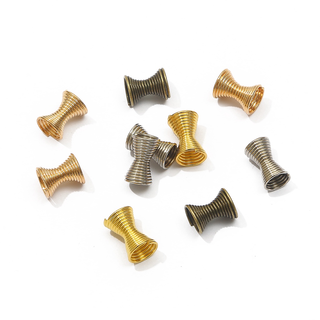 Set 30 phễu lò xo bằng kim loại làm trang sức diy