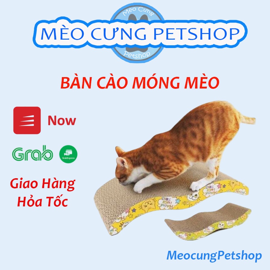 Bàn cào móng mèo, bàn cào móng cho mèo xả stress, giải trí