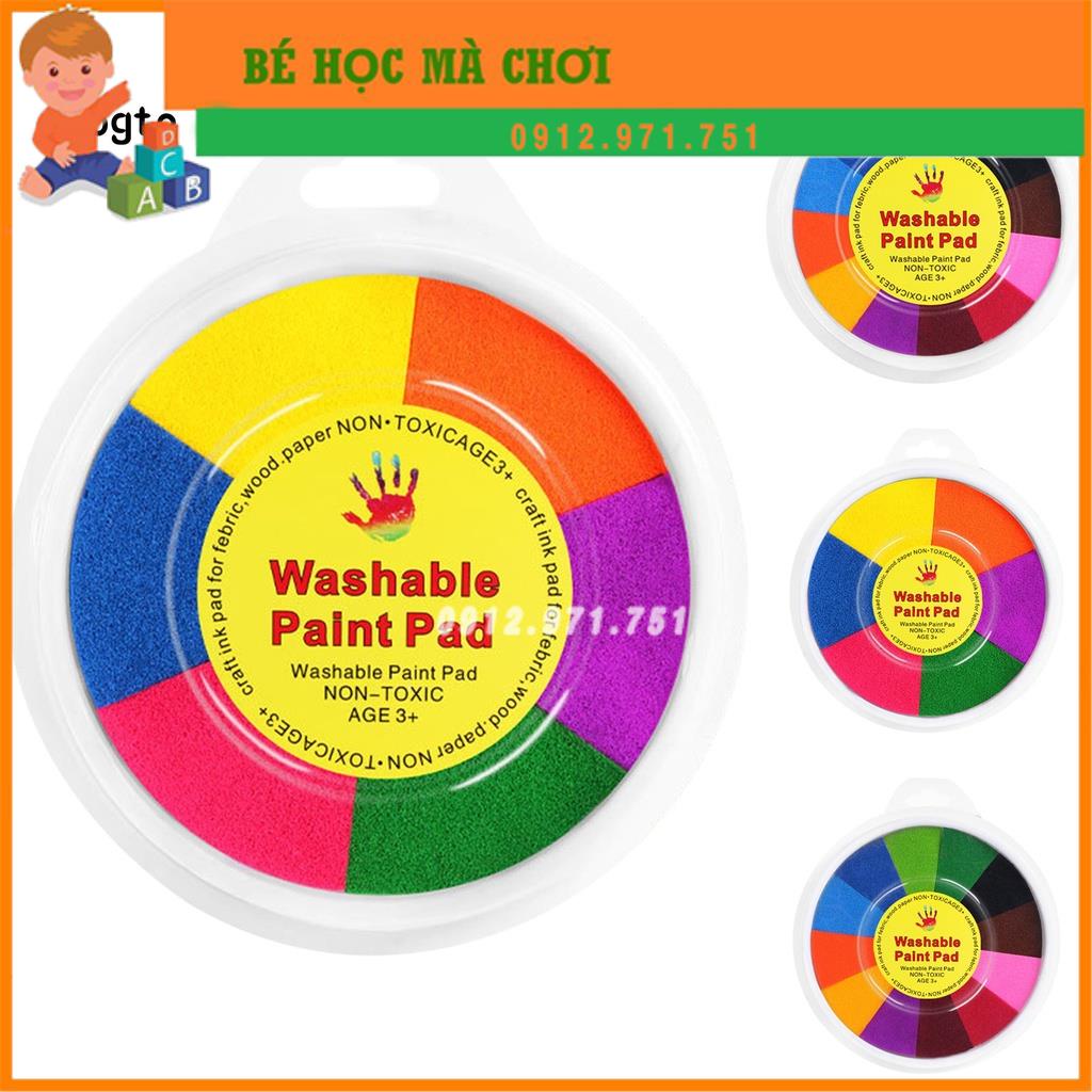 Màu vẽ Dấu Vân Tay Fingerpaint Nhiều Màu Sắc Cho Bé