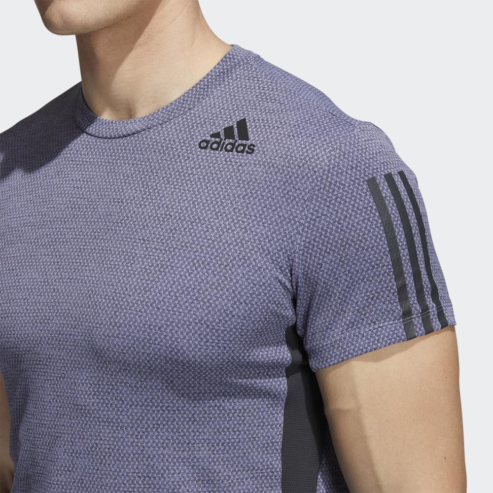 Áo Tee adidas TRAINING Nam HEAT.RDY 3-Stripes Tee Màu tím H16865