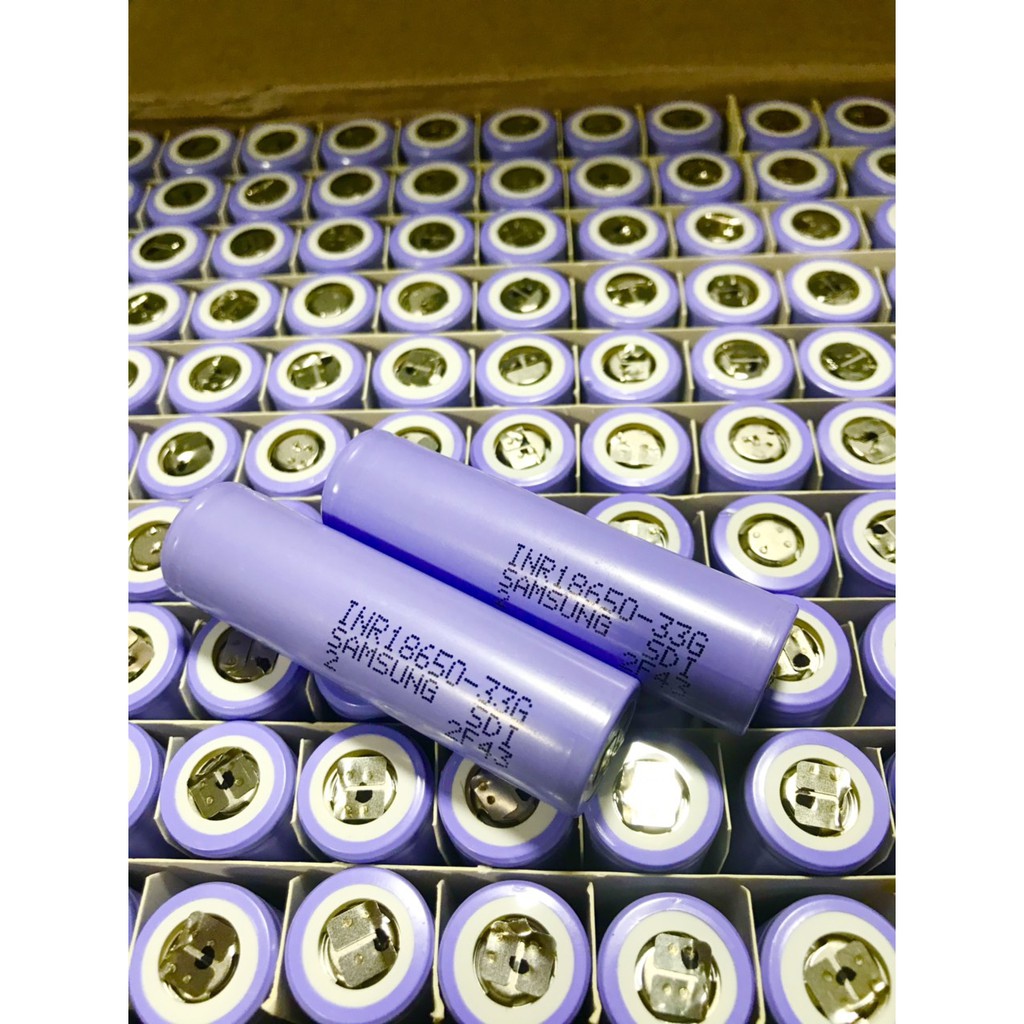 Pin 18650 Samsung INR18650 -33G dung lượng 3300mah xả 10A tháo mạch