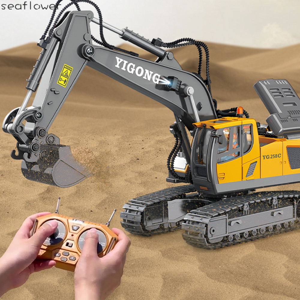 Mô Hình Xe Tải Điều Khiển Từ Xa Sạc Điện 2.4G Có Hiệu Ứng Đèn
