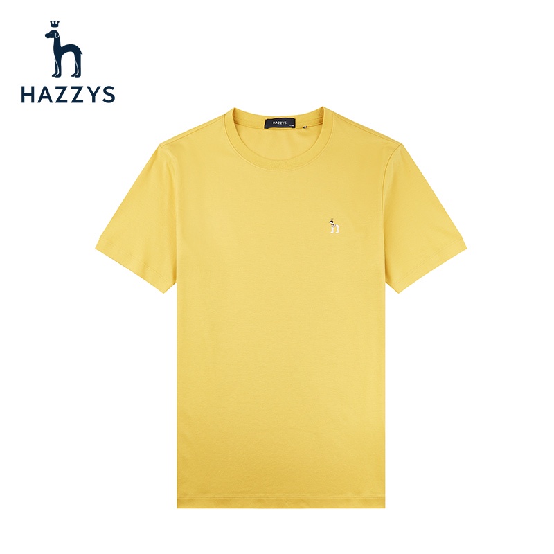 Hazzys Áo Thun Tay Ngắn Cổ Tròn Phong Cách Hàn Quốc Thời Trang Xuân Hè Cho Nam astze01be61