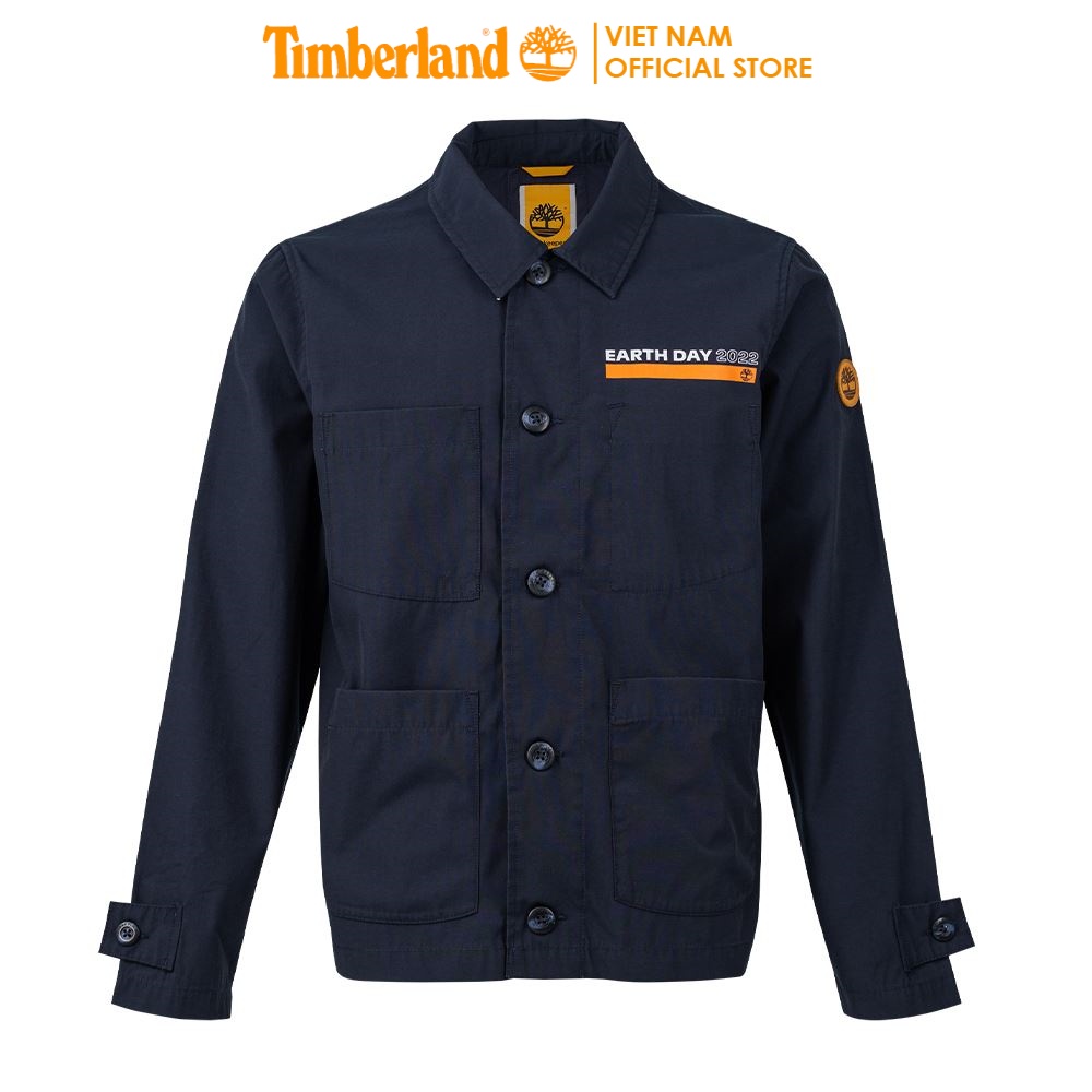 [SALE] Timberland Áo Khoác Nam AF DWR Earth Day EK+ Chore Jacket - Wheat Boot/Dark Sapphire TB0A61G9DH