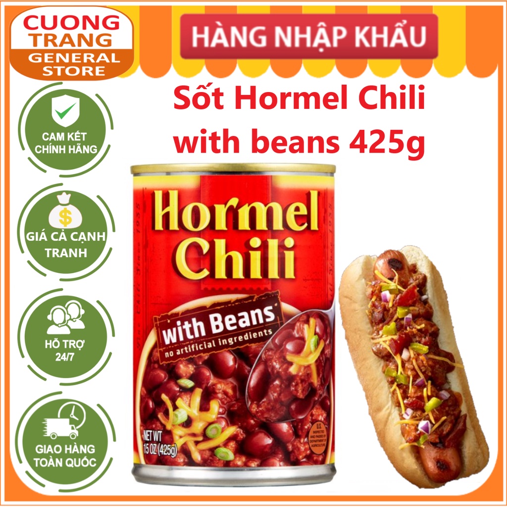 Sốt Hormel Chili with beans 425g thumbnail