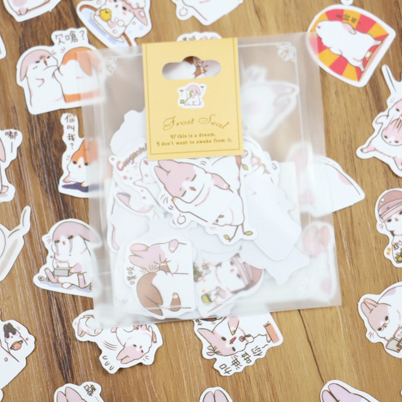 Combo 40/50/70 Nhãn Dán, Sticker 💕FREESHIP💕Trang Trí Phong Cách Nhật Bản, Hàn Quốc Nhiều Mẫu