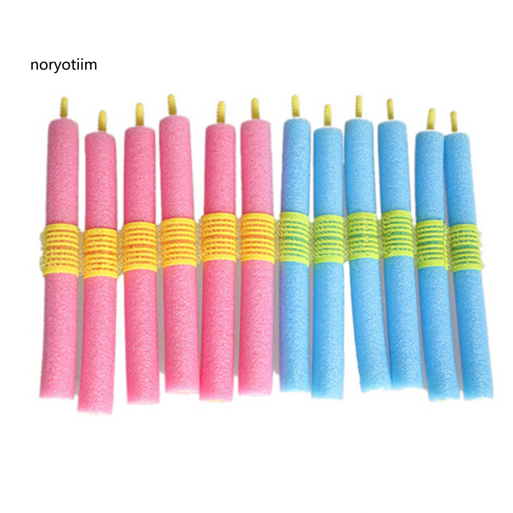 ✽Phụ Kiện Chuyên Dụng Dành Cho Wmff✽Set 12 Lô Uốn Tóc Bằng Bọt Biển DIY Dành Cho Nữ