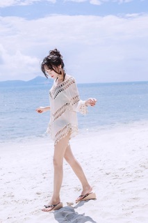 Áo choàng/ áo khoác lưới đi biển