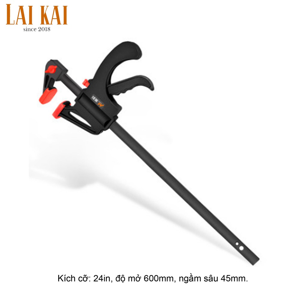 Kẹp gỗ nhanh 24in mở 600mm