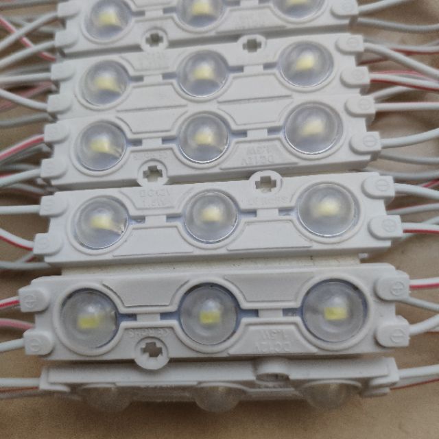 LED 3 mắt lồi samsung, 12V, chống nước, vỉ 20 thanh